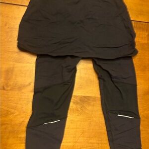 Athleta Kids Black Skort Leggings